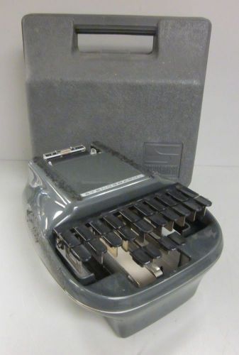 Stenograph Reporter Model Shorthand Machine In Case