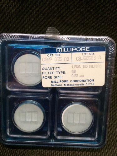 NEW Millipore 0.22um Membrane Type 68 Filters Pack of 100