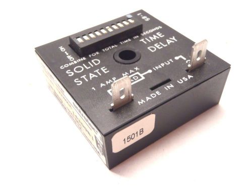 Entrelec Solid State Timer TDUS3000A 1A Output 19-144VAC 1-1023 Sec. Time Delay