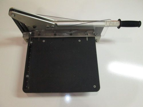 BELLCO INC. TABLE SHEAR FOR PLASTIC. USED BY SIGN AND TROPHY SHOPS