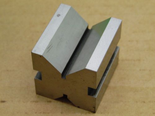V block, machinist v block made by toolmaker 1.5x1 5/8x1.5 for sale