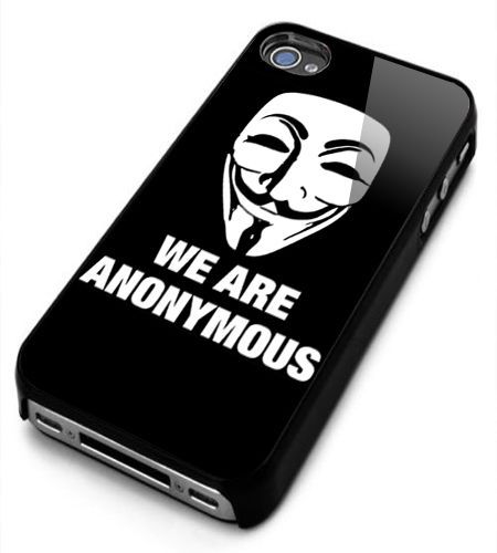 We Are Anonymous Logo Case Cover Smartphone iPhone 4,5,6 Samsung Galaxy