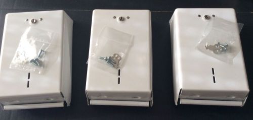 THREE (3) Continental Commercial Products 401 SD Toilet Tissue Dispenser