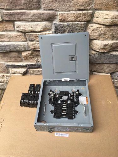 Qo square d 100 amp breaker panel 7-20 amp piggy backs 2-30 220s for sale
