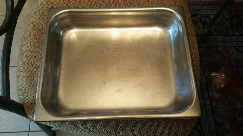 VOLLRATH PAN STAINLESS STEEL 12.5 x 10 3 QUARTS STEAM TABLE 2022-5