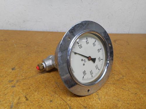 Wika 0-160PSI Gauge 1/4NPT Connetor With 4162 3000 Fitting Gently Used
