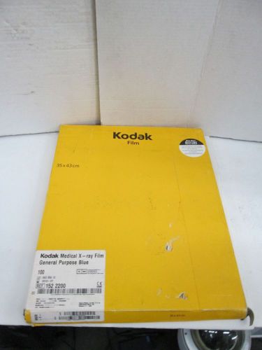 Kodak Medical X-Ray Film Blue REF 152 2200