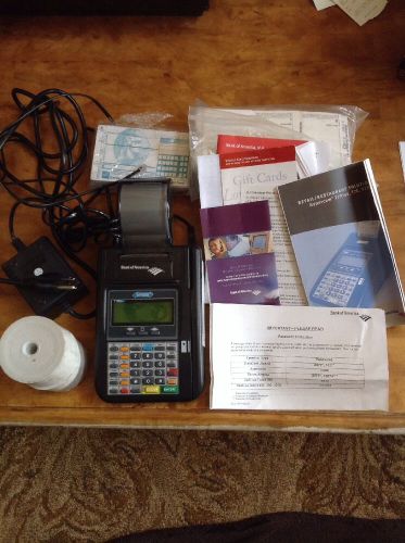 HYPERCOM T7 PLUS CREDIT CARD TERMINAL WITH POWER SUPPLY