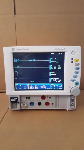 Datex Ohmeda Cardiocap 5 Anesthesia Monitor - Biomed Certified and Patient Ready