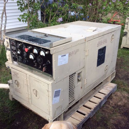 Mep 803a 10kw 4 cylinder diesel generator only 237 hours !! for sale