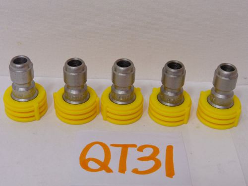5 SPRAYING SYSTEMS CO. NOZZLE QUICK CONNECT power washer part  4-1503 &amp; 1-1505