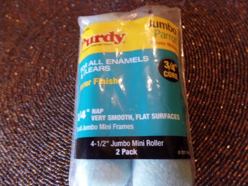 Purdy Wire 4 1/2&#034; Jumbo Parrot™ 2 Roller Multi-Packs 1/4&#034; Nap Free Shipping