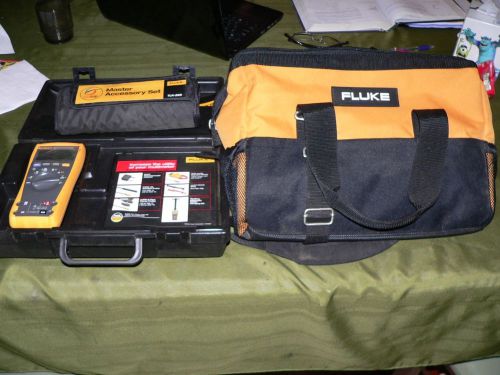 Fluke 179 Multimeter Kit w/ Fluke Master Accessory Set and Fluke Canvas Bag New