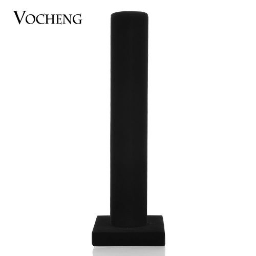Vocheng Detachable Cylinder Black Velvet Jewelry Bracelets Display NN-436
