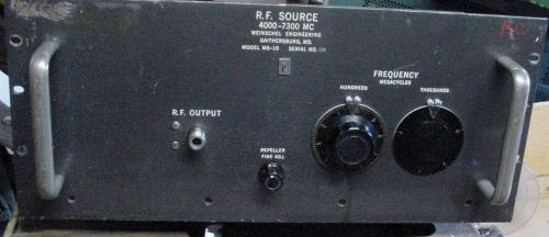 Wieinschel engineering md 4,000 to 7300 mhz signal source ms-10 c121-338/g for sale