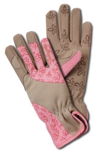 HandMaster Bella Women&#039;s Floral High Performance Garden Glove, Large