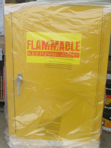 Sandusky Lee Compact Flammable Safety Cabinet — 23in.W x 18in.D x 35in.H, SC12F