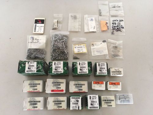 Huge Assorted Lot of Alloy Steel Dowel Pins / Various Sizes