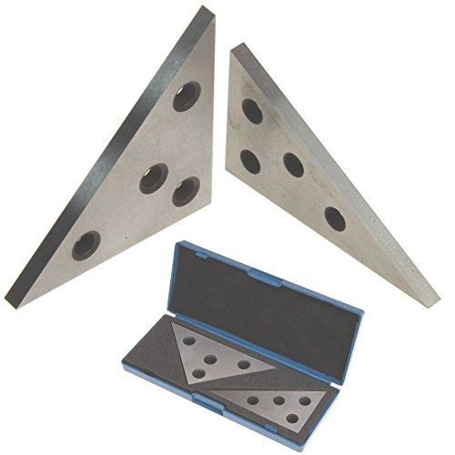 Anytime Tools Angle Block Set 30-60-90 &amp; 45-45-90 Precision +/- 20 Seconds,