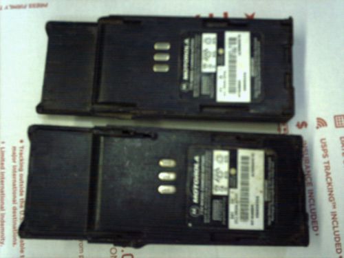 motorola p-1223 handie talkie batteries 2 total used