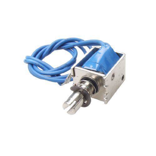 Uxcell® dc 12v push type open frame solenoid electromagnet actuator 10mm 4n for sale
