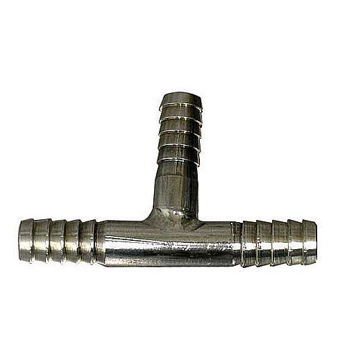 Stainless steel 3/8&#034; barb t splitter fitting for sale