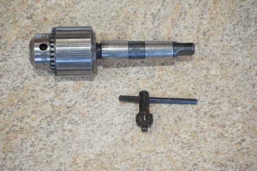 Jacobs no. 2a drill chuck + arbor 0-3/8&#034; no 2 morse/jacobs taper used for sale