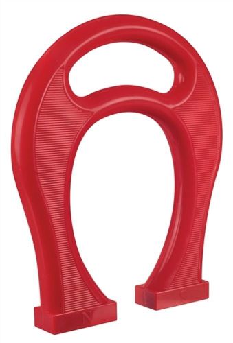 Giant Horseshoe Magnet 8.5 Inches Red, Magnetism, Magnetic Fields