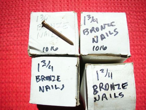 1 3/4&#034; Bronze Boat Nails , four one pound boxes!