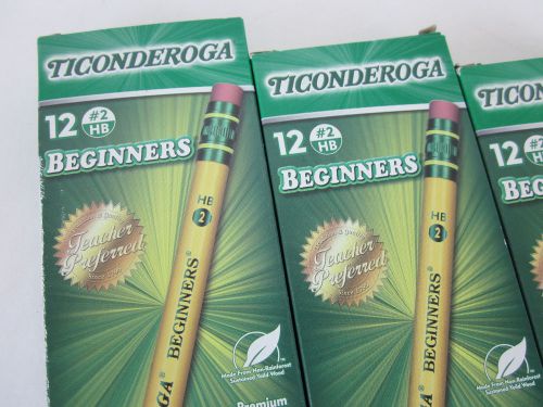 Ticonderoga Pencils Lot of 3 boxes Dixon Beginner #2
