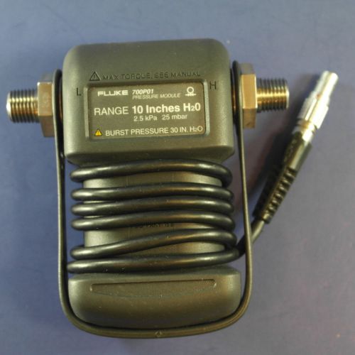 Fluke 700P01 10in H2O  25mbar  2.5kPa Pressure Module, New condition
