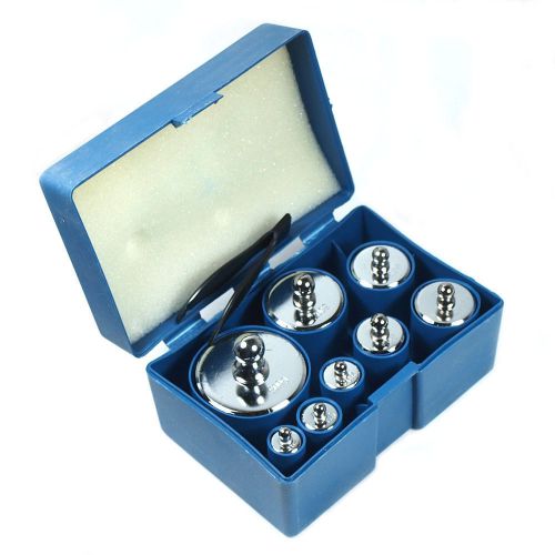 8 pcs calibration weight set 10g 20g 50g 100g 200g 500g -- 1000g total weight for sale