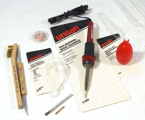 Ungar new! soldering kit. with soldering iron and soldering aid tools for sale