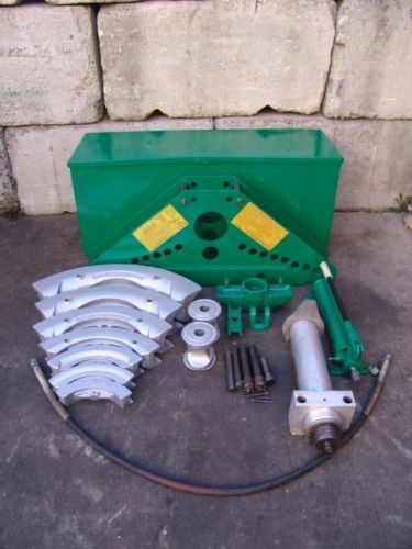 Greenlee 884 hydraulic pipe bender with pump 1 1/4 to 4 inch #3 for sale