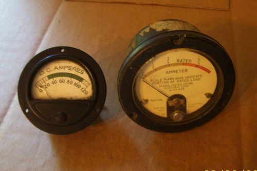 Vintage amp gauges 1 unknown 1 Weston consolidated diesel electric corp