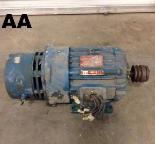 Delco 2g2400br electric motor 2hp 1170/1175rpm 208-220/440 230/460v 1.150&#034; shaft for sale