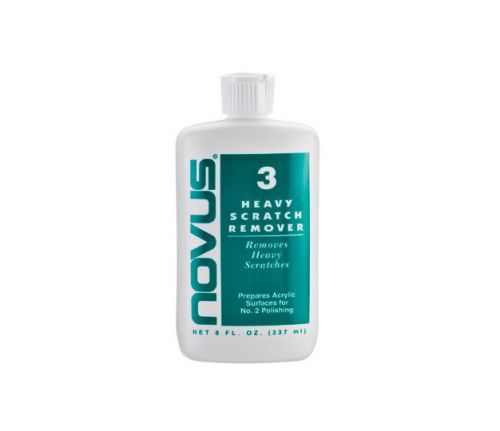 Novus plastic polish #3 heavy scratch remover  - 8oz bottle for sale