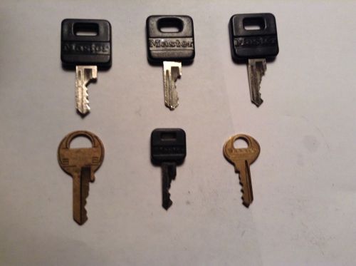 Master Lock Keys Lot of 6