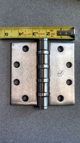 Locksmith door specialist mckinney t4a3386 4.5 x 4.5 us32d used? stainless steel for sale
