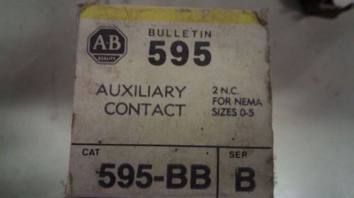 ALLEN 595-BB NEW IN BOX AUX CONT SEE PICS SIZES 0-5 #B71