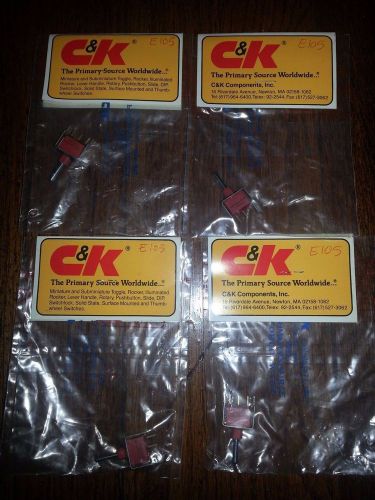 C&amp;K E105 Toggle Switch (Lot of 4) Switches New Component LAST ONES
