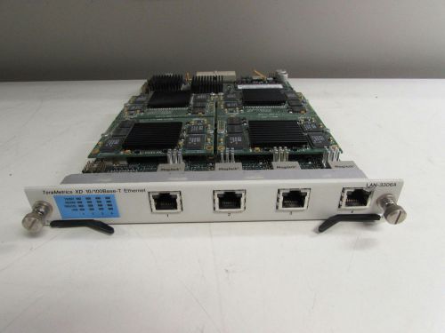 Spirent Smartbits LAN-3306A, 4 port, 10/100Base-TX ethernet, copper, terametrics