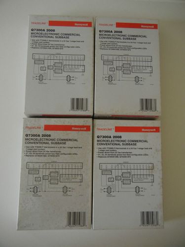 Honeywell Tradeline Microelectrical Commercial Conventional Sub Base Q7300A 2008