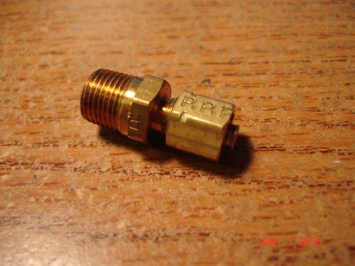 Parker 1/8&#034; tube x 1/8&#034; npt pipe 68ca brass compression fitting for sale