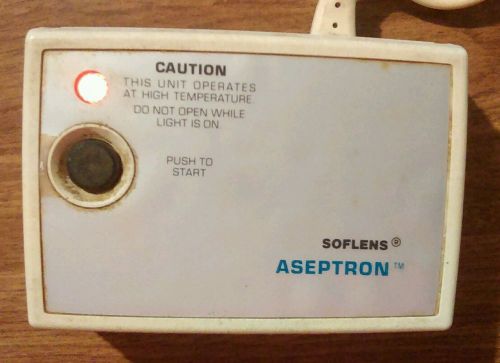 Vintage Bausch &amp; Lomb Soflens Aseptron Contact Lens Disinfecting Heat Unit
