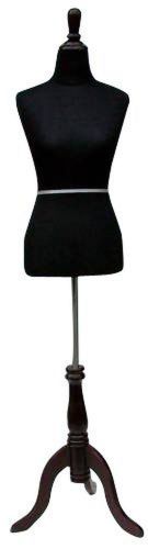 Black female dress form size 2-4 small 33&#034; 24&#034; 34&#034; (french series) for sale