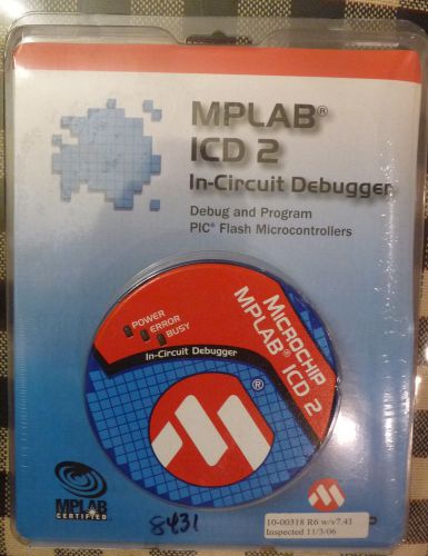 New microchip mplab icd 2 in-circuit debugger in original unopened box for sale