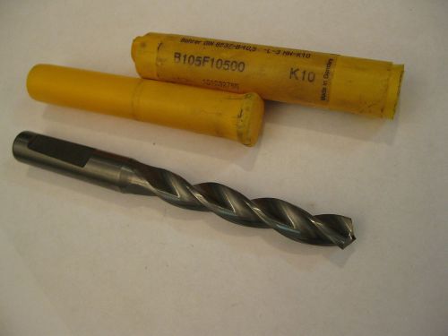 Kennametal B105F10500  K10  TF-Drill, 3 Flute Solid Carbide