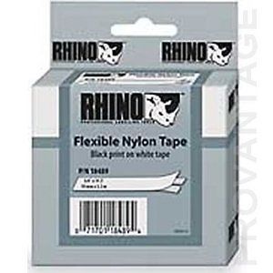 Dymo rh-622289 rhino 1/2 inch clear permanent poly labels for sale