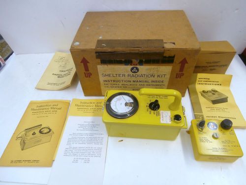 Vintage 1972 Victoreen Instrument CO. Geiger Counter Model Number IA With Box